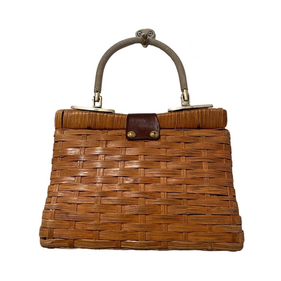 Vintage/antique woven statement purse - Picture 2 of 6